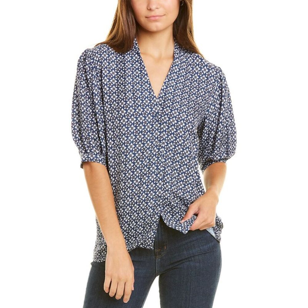 Garrie B Womens  Moss Crepe Top
